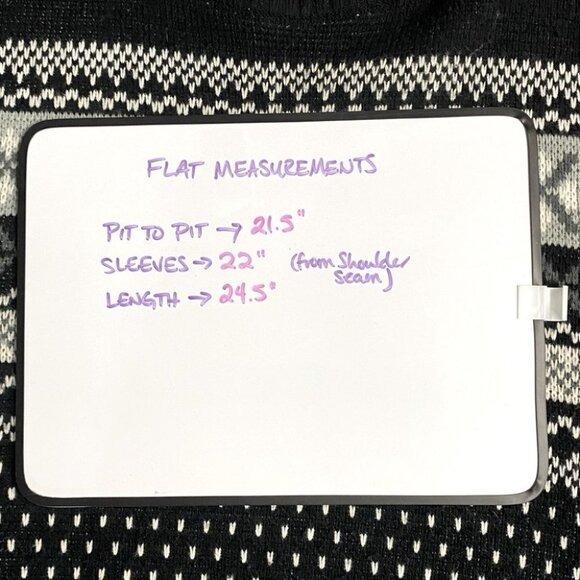 Vintage Entourage Black White Knit Dad Sweater M - Picture 5 of 8